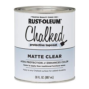 Rust-Oleum Chalked Protective Topcoat Matte Clear 887ml